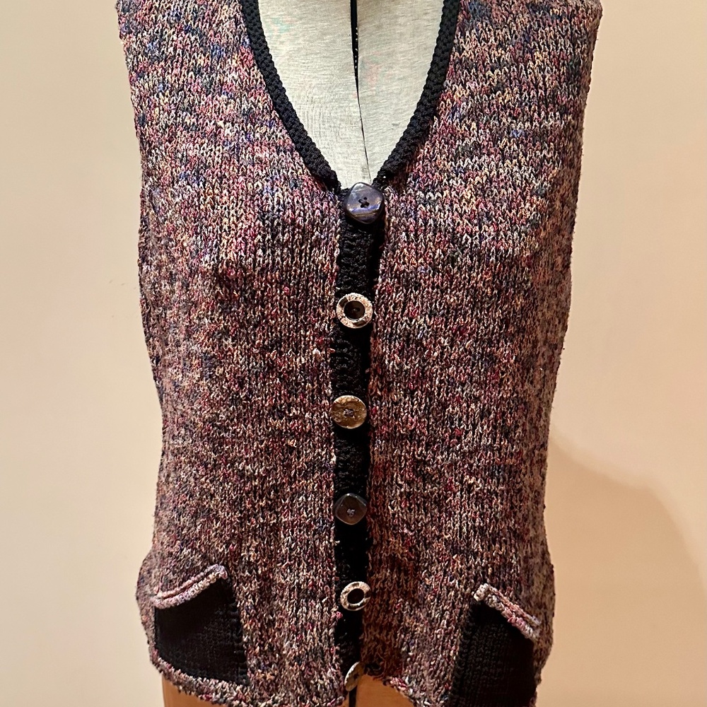Vintage Ani Barrie Knit Vest, Size L